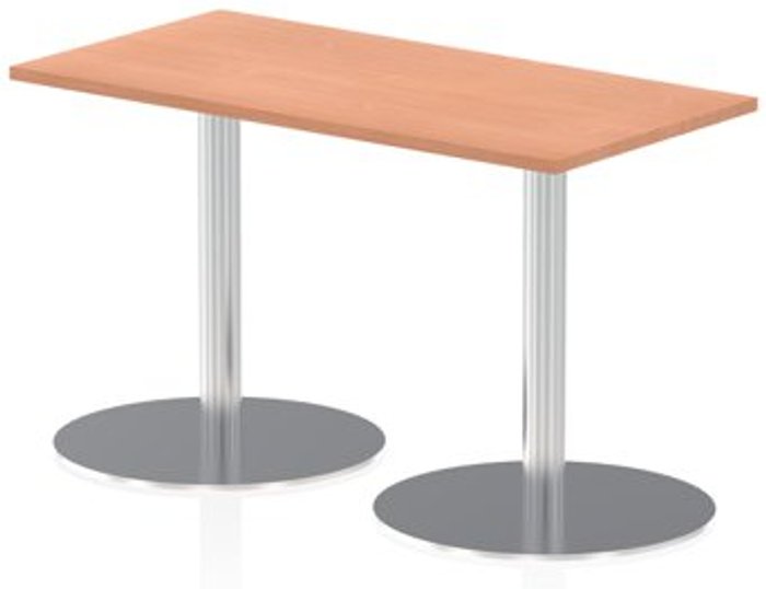 Office Monster | Impulse Italia Poseur Table Rectangle 1200/600 Top 725 High Beech Impulse Italia Poseur Table Rectangle 1200/600 Top 725 High Beech