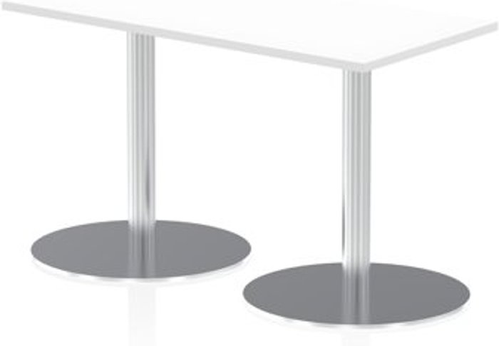 Office Monster | Impulse Italia Poseur Table Rectangle 1200/600 Top 725 High White Impulse Italia Poseur Table Rectangle 1200/600 Top 725 High White