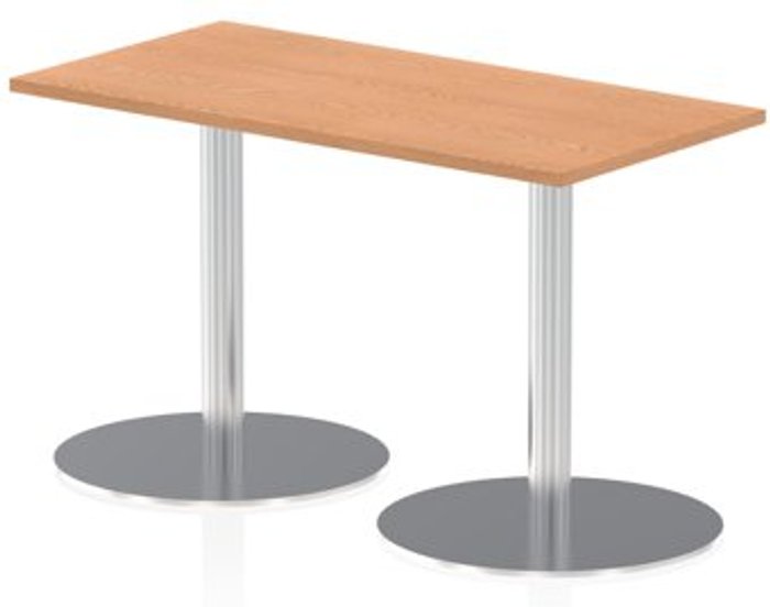 Office Monster | Impulse Italia Poseur Table Rectangle 1200/600 Top 725 High Oak Impulse Italia Poseur Table Rectangle 1200/600 Top 725 High Oak