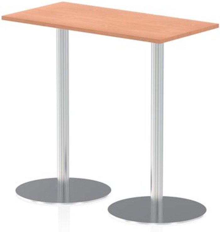 Office Monster | Impulse Italia Poseur Table Rectangle 1200/600 Top 1145 High Beech Impulse Italia Poseur Table Rectangle 1200/600 Top 1145 High Beech