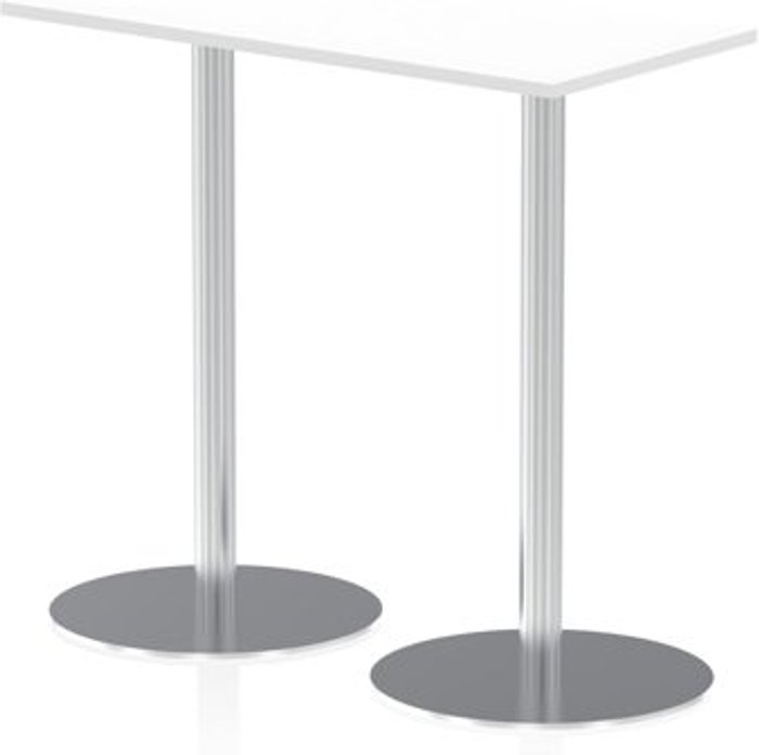 Office Monster | Impulse Italia Poseur Table Rectangle 1200/600 Top 1145 High White Impulse Italia Poseur Table Rectangle 1200/600 Top 1145 High White