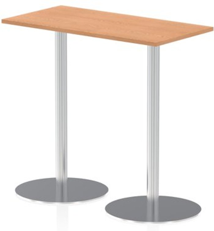 Office Monster | Impulse Italia Poseur Table Rectangle 1200/600 Top 1145 High Oak Impulse Italia Poseur Table Rectangle 1200/600 Top 1145 High Oak