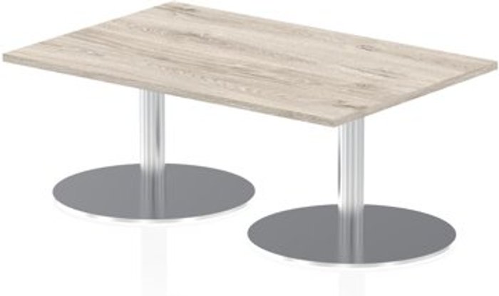 Office Monster | Impulse Italia Poseur Table Rectangle 1200/800 Top 475 High Grey Oak Impulse Italia Poseur Table Rectangle 1200/800 Top 475 High Grey Oak