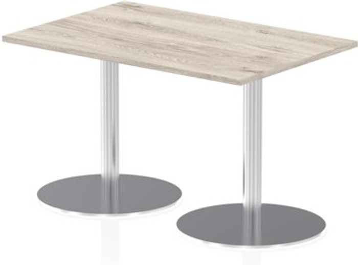 Office Monster | Impulse Italia Poseur Table Rectangle 1200/800 Top 725 High Grey Oak Impulse Italia Poseur Table Rectangle 1200/800 Top 725 High Grey Oak