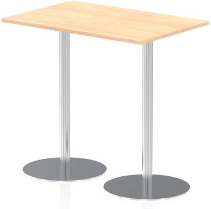 Office Monster | Impulse Italia Poseur Table Rectangle 1200/800 Top 1145 High Maple Impulse Italia Poseur Table Rectangle 1200/800 Top 1145 High Maple