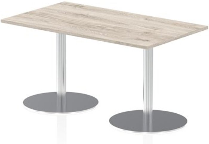 Office Monster | Impulse Italia Poseur Table Rectangle 1400/800 Top 725 High Grey Oak Impulse Italia Poseur Table Rectangle 1400/800 Top 725 High Grey Oak