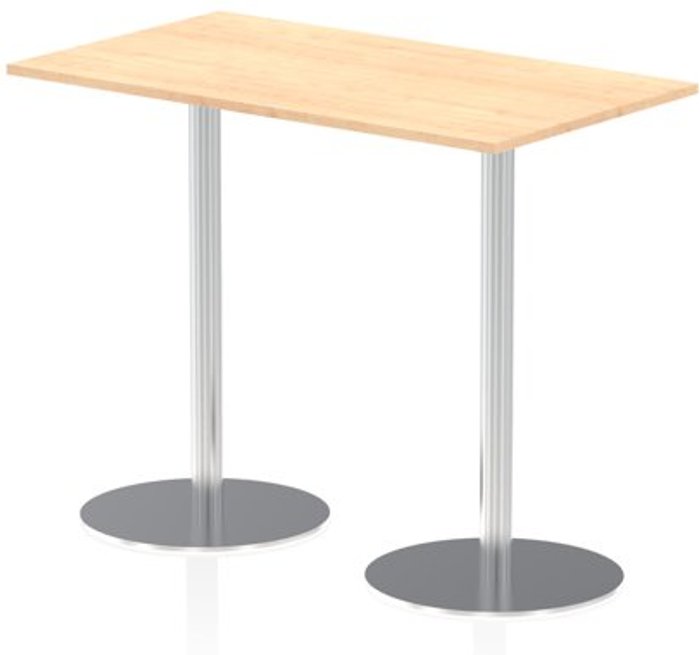 Office Monster | Impulse Italia Poseur Table Rectangle 1400/800 Top 1145 High Maple Impulse Italia Poseur Table Rectangle 1400/800 Top 1145 High Maple