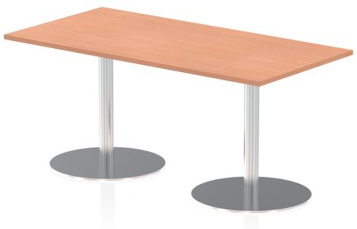Office Monster | Impulse Italia Poseur Table Rectangle 1600/800 Top 725 High Beech Impulse Italia Poseur Table Rectangle 1600/800 Top 725 High Beech
