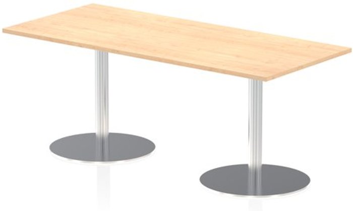 Office Monster | Impulse Italia Poseur Table Rectangle 1800/800 Top 725 High Maple Impulse Italia Poseur Table Rectangle 1800/800 Top 725 High Maple