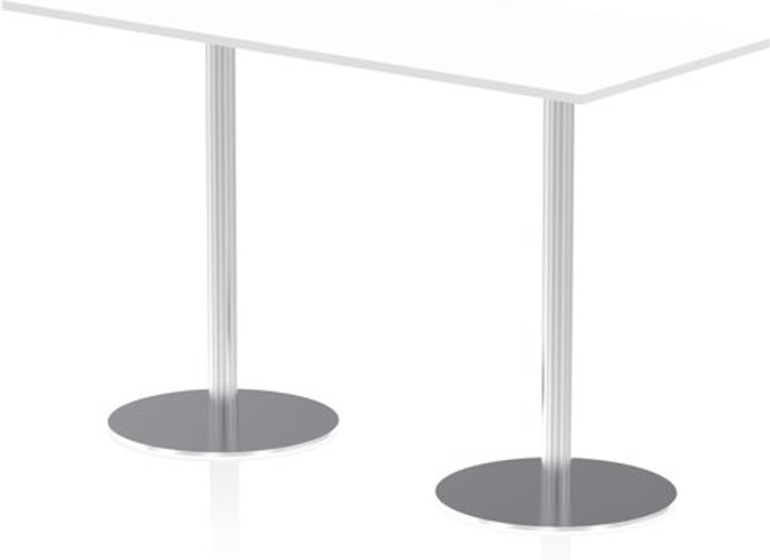 Office Monster | Impulse Italia Poseur Table Rectangle 1800/800 Top 1145 High White Impulse Italia Poseur Table Rectangle 1800/800 Top 1145 High White