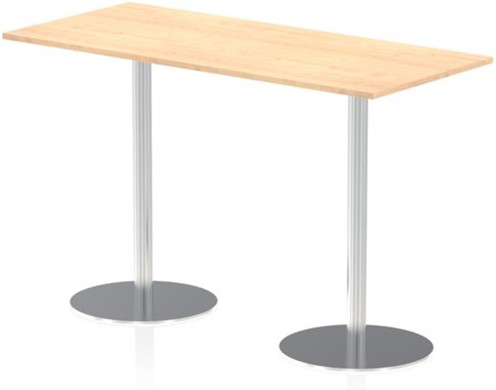 Office Monster | Impulse Italia Poseur Table Rectangle 1800/800 Top 1145 High Maple Impulse Italia Poseur Table Rectangle 1800/800 Top 1145 High Maple