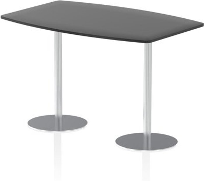 Office Monster | Hi-Gloss Italia Poseur Table High Gloss 1800 Top 1145 High Black Hi-Gloss Italia Poseur Table High Gloss 1800 Top 1145 High Black
