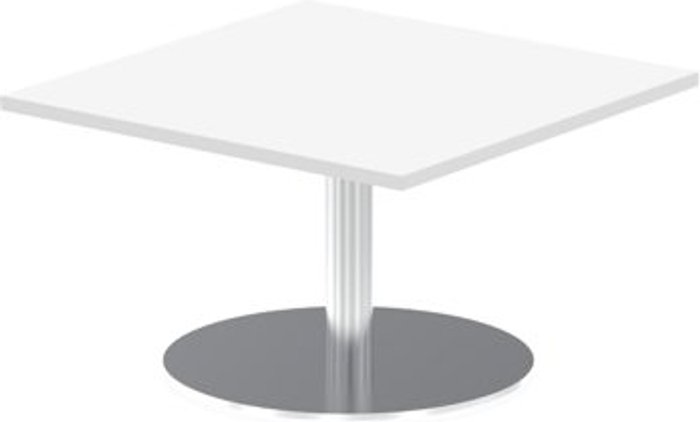 Office Monster | Impulse Italia Poseur Table Square 800/800 Top 475 High White Impulse Italia Poseur Table Square 800/800 Top 475 High White
