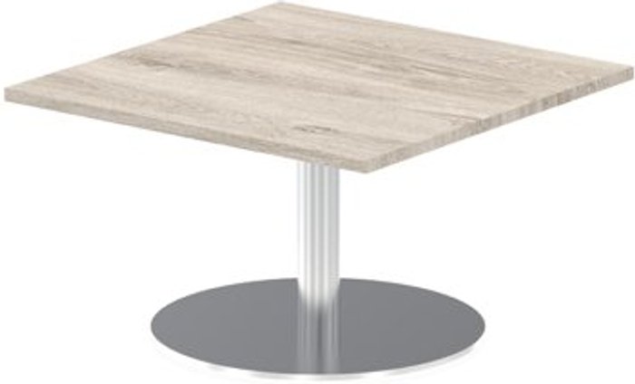 Office Monster | Impulse Italia Poseur Table Square 800/800 Top 475 High Grey Oak Impulse Italia Poseur Table Square 800/800 Top 475 High Grey Oak