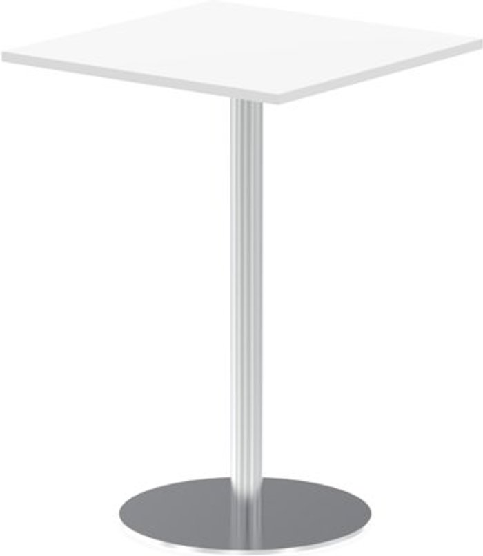 Office Monster | Impulse Italia Poseur Table Square 800/800 Top 1145 High White Impulse Italia Poseur Table Square 800/800 Top 1145 High White