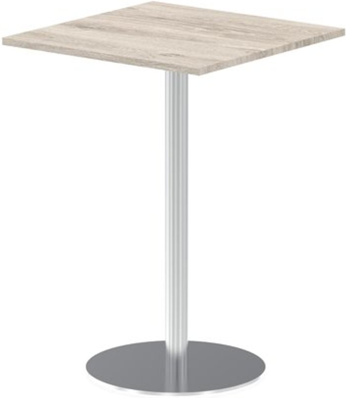 Office Monster | Impulse Italia Poseur Table Square 800/800 Top 1145 High Grey Oak Impulse Italia Poseur Table Square 800/800 Top 1145 High Grey Oak