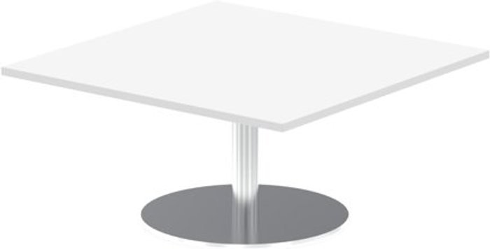 Office Monster | Impulse Italia Poseur Table Square 1000/1000 Top 475 High White Impulse Italia Poseur Table Square 1000/1000 Top 475 High White