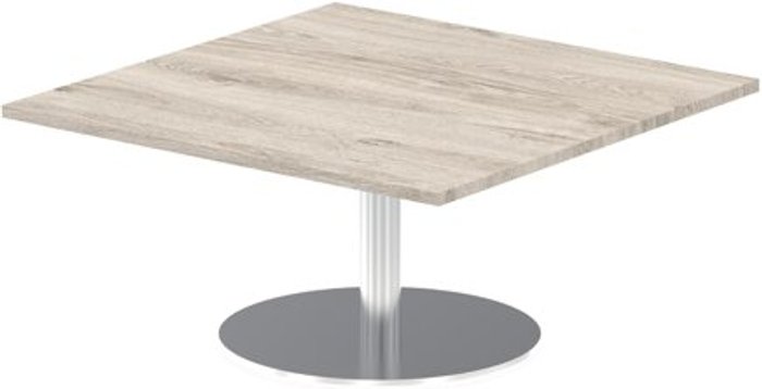 Office Monster | Impulse Italia Poseur Table Square 1000/1000 Top 475 High Grey Oak Impulse Italia Poseur Table Square 1000/1000 Top 475 High Grey Oak