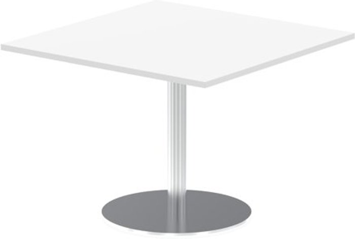 Office Monster | Impulse Italia Poseur Table Square 1000/1000 Top 725 High White Impulse Italia Poseur Table Square 1000/1000 Top 725 High White