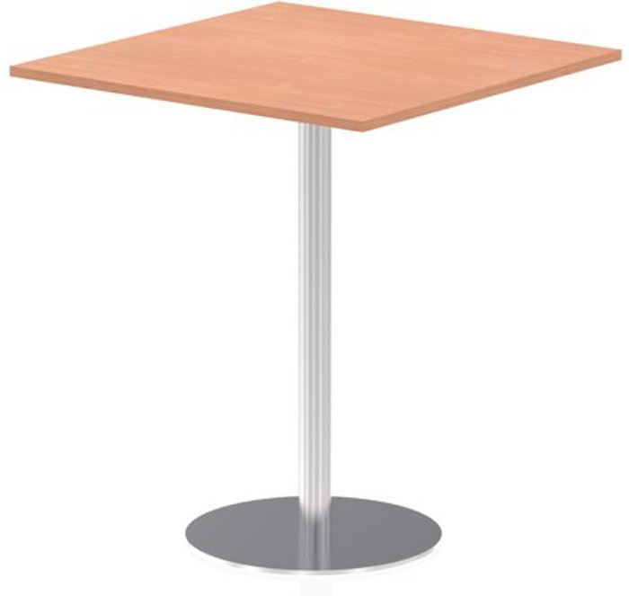 Office Monster | Impulse Italia Poseur Table Square 1000/1000 Top 1145 High Beech Impulse Italia Poseur Table Square 1000/1000 Top 1145 High Beech