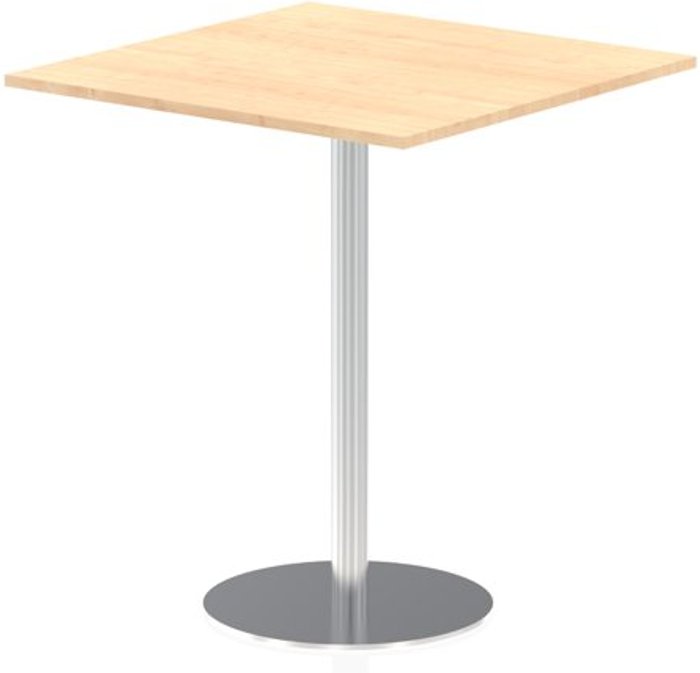 Office Monster | Impulse Italia Poseur Table Square 1000/1000 Top 1145 High Maple Impulse Italia Poseur Table Square 1000/1000 Top 1145 High Maple