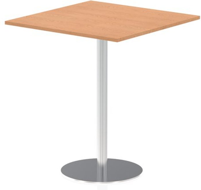 Office Monster | Impulse Italia Poseur Table Square 1000/1000 Top 1145 High Oak Impulse Italia Poseur Table Square 1000/1000 Top 1145 High Oak