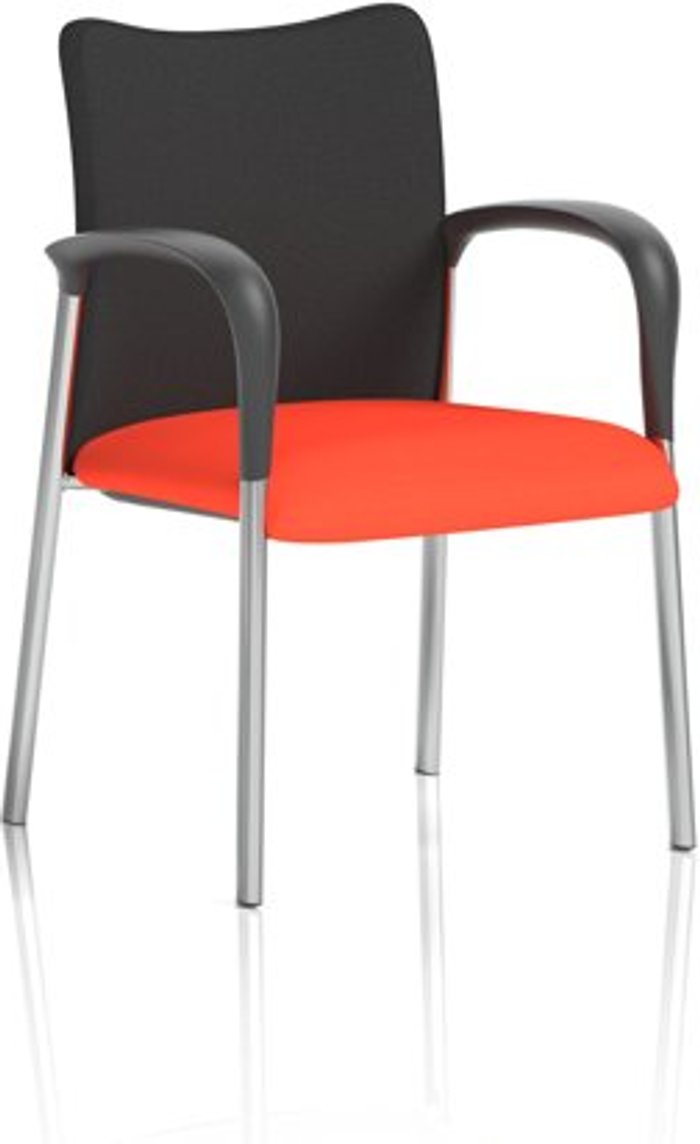 Office Monster | Academy Academy Black Fabric Back Bespoke Colour Seat With Arms Tabasco Red Academy Academy Black Fabric Back Bespoke Colour Seat With Arms Tabasco Red