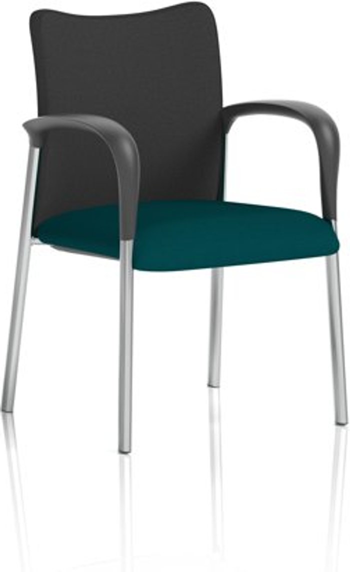 Office Monster | Academy Academy Black Fabric Back Bespoke Colour Seat With Arms Maringa Teal Academy Academy Black Fabric Back Bespoke Colour Seat With Arms Maringa Teal