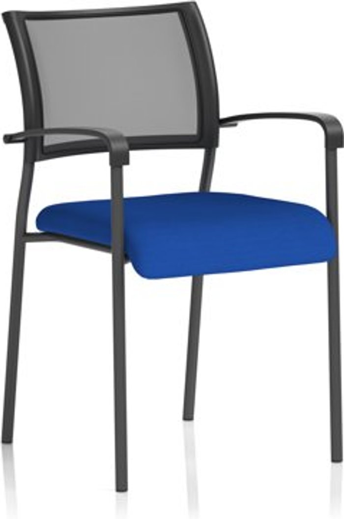 Office Monster | Brunswick Brunswick Bespoke Colour Seat Black Frame Stevia Blue Brunswick Brunswick Bespoke Colour Seat Black Frame Stevia Blue