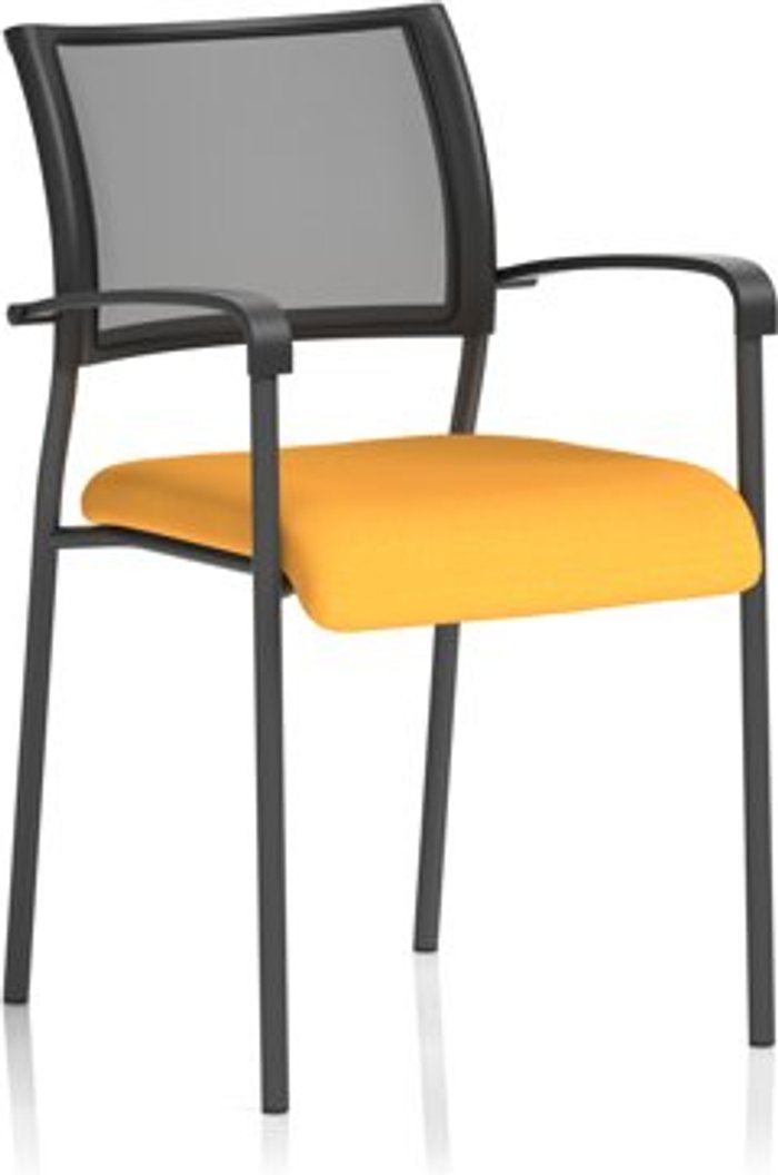 Office Monster | Brunswick Brunswick Bespoke Colour Seat Black Frame Senna Yellow Brunswick Brunswick Bespoke Colour Seat Black Frame Senna Yellow