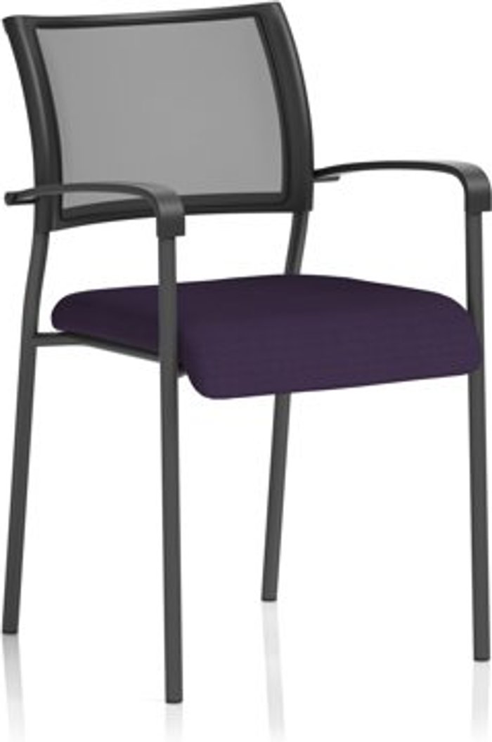 Office Monster | Brunswick Brunswick Bespoke Colour Seat Black Frame Tansy Purple Brunswick Brunswick Bespoke Colour Seat Black Frame Tansy Purple