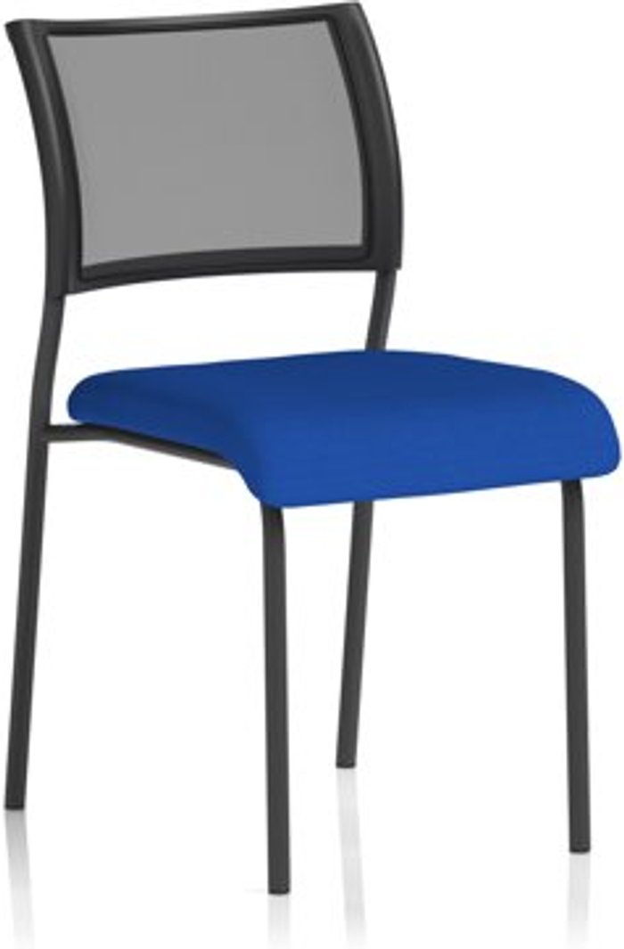 Office Monster | Brunswick Brunswick No Arm Bespoke Colour Seat Black Frame Stevia Blue Brunswick Brunswick No Arm Bespoke Colour Seat Black Frame Stevia Blue