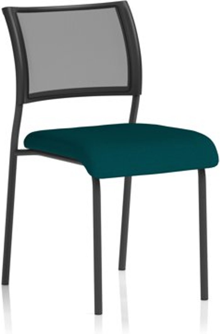 Office Monster | Brunswick Brunswick No Arm Bespoke Colour Seat Black Frame Maringa Teal Brunswick Brunswick No Arm Bespoke Colour Seat Black Frame Maringa Teal