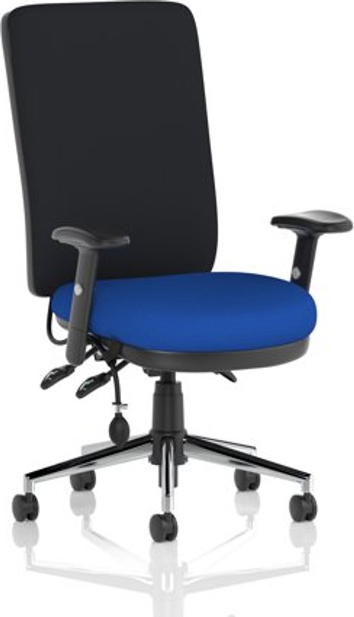 Office Monster | Chiro Chiro High Back Bespoke Colour Seat Admiral Blue Chiro Chiro High Back Bespoke Colour Seat Admiral Blue
