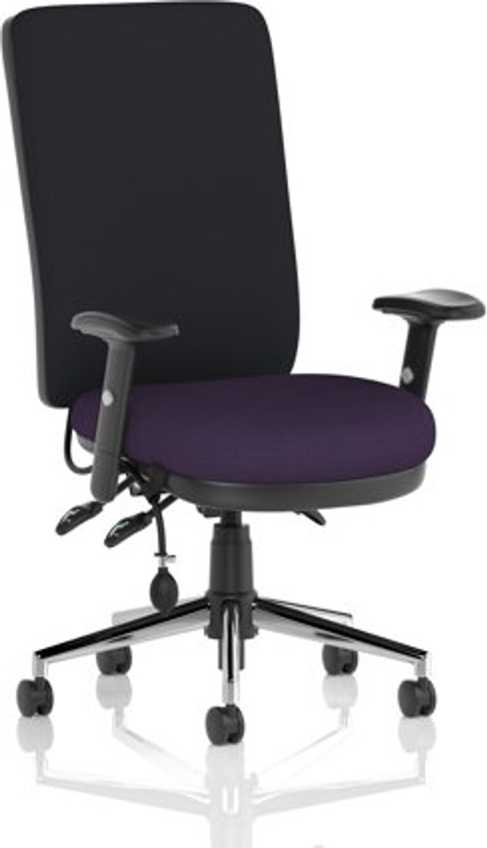 Office Monster | Chiro Chiro High Back Bespoke Colour Seat Purple Chiro Chiro High Back Bespoke Colour Seat Purple