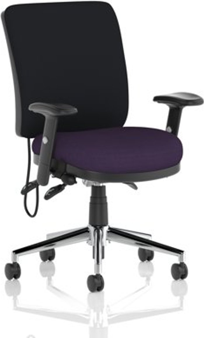 Office Monster | Chiro Chiro Medium Back Bespoke Colour Seat Purple Chiro Chiro Medium Back Bespoke Colour Seat Purple
