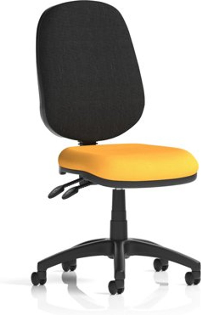 Office Monster | Eclipse II Eclipse II Lever Task Operator Chair Bespoke Colour Seat Yellow Eclipse II Eclipse II Lever Task Operator Chair Bespoke Colour Seat Yellow