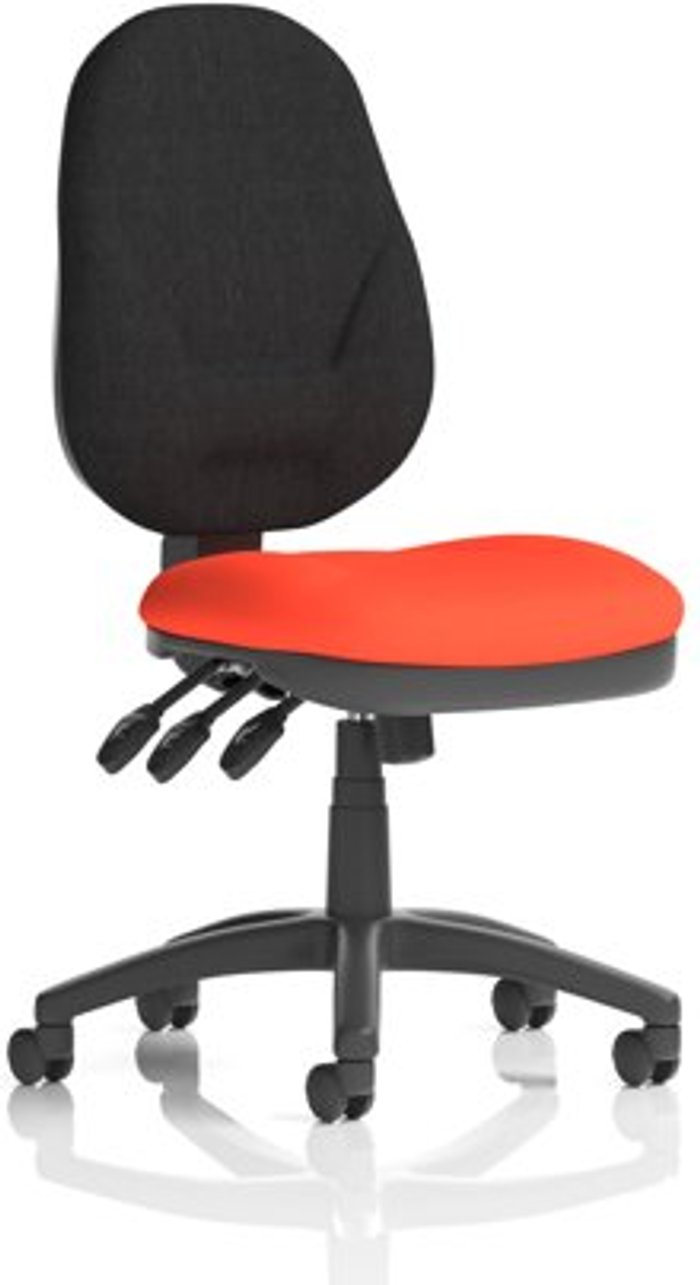 Office Monster | Eclipse XL III Eclipse XL Lever Task Operator Chair Bespoke Colour Seat Orange Eclipse XL III Eclipse XL Lever Task Operator Chair Bespoke Colour Seat Orange