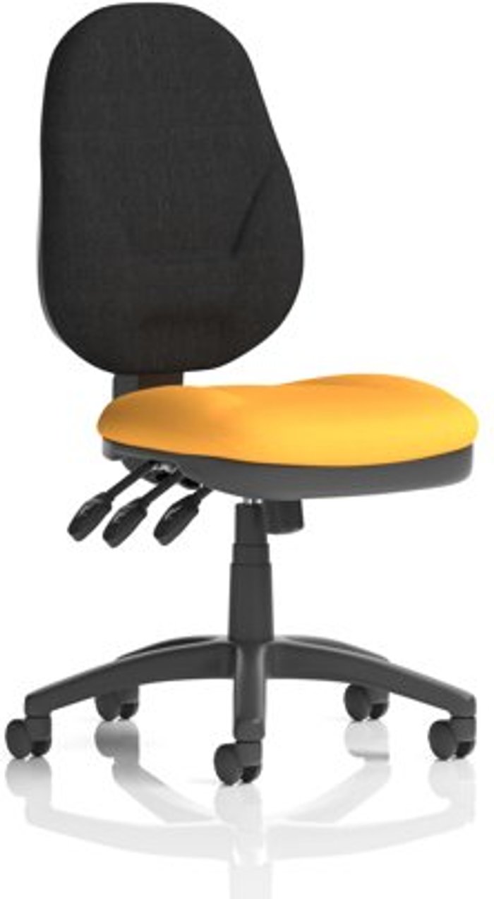Office Monster | Eclipse XL III Eclipse XL Lever Task Operator Chair Bespoke Colour Seat Yellow Eclipse XL III Eclipse XL Lever Task Operator Chair Bespoke Colour Seat Yellow