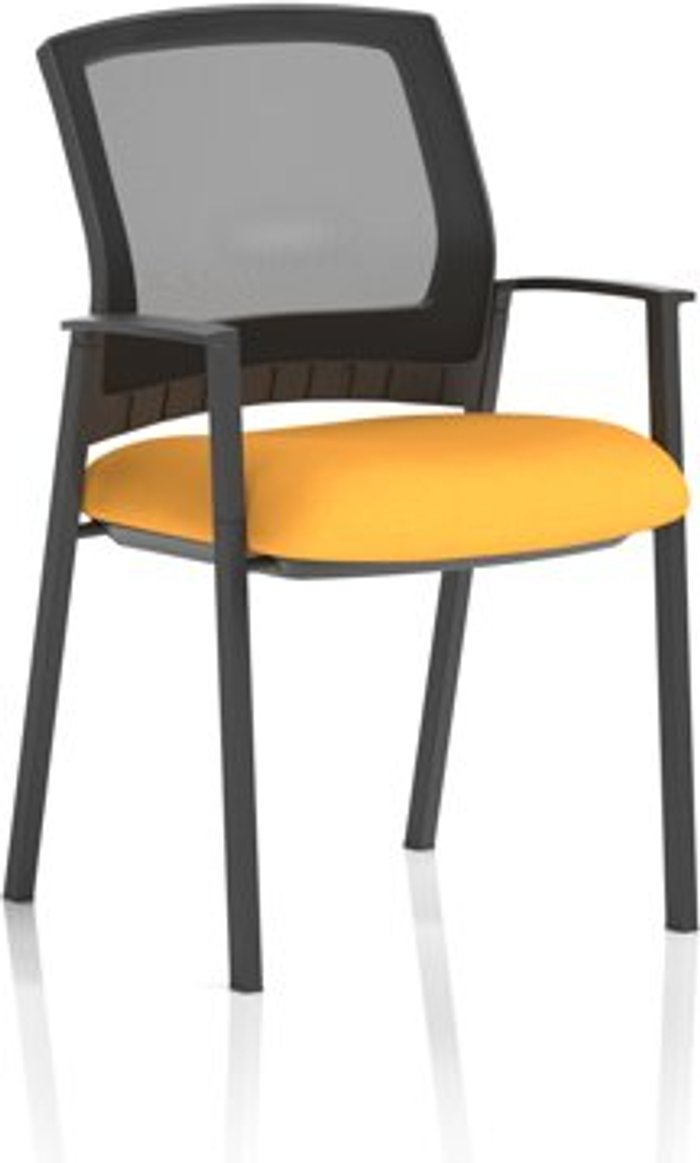 Office Monster | Metro Metro Visitor Chair Bespoke Colour Seat Yellow Metro Metro Visitor Chair Bespoke Colour Seat Yellow