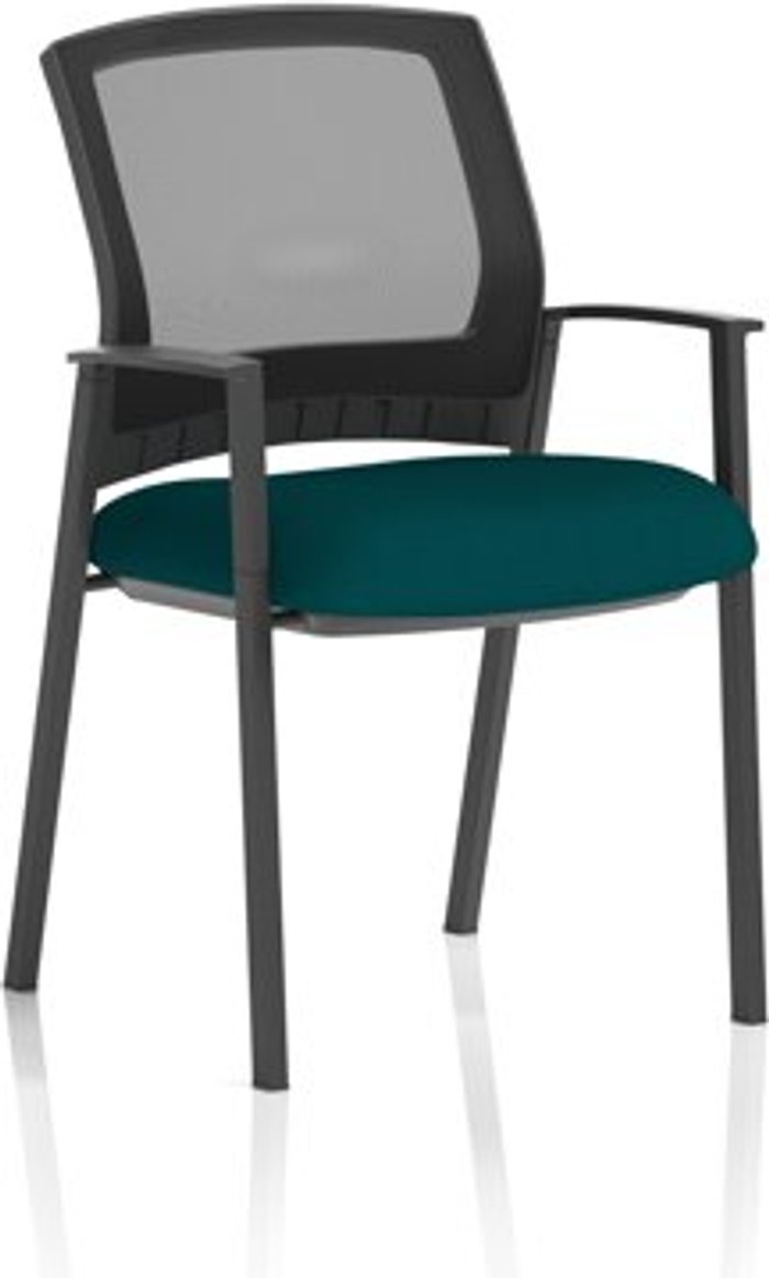 Office Monster | Metro Metro Visitor Chair Bespoke Colour Seat Teal Metro Metro Visitor Chair Bespoke Colour Seat Teal
