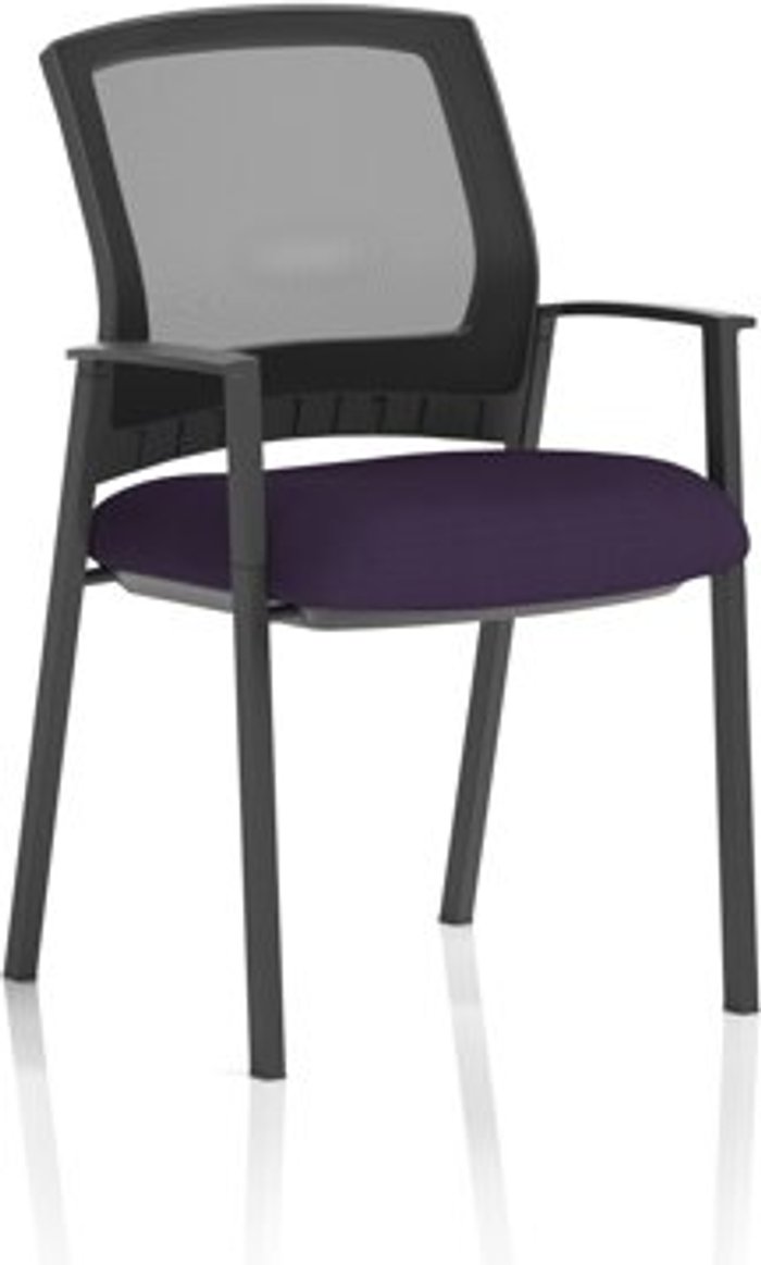 Office Monster | Metro Metro Visitor Chair Bespoke Colour Seat Purple Metro Metro Visitor Chair Bespoke Colour Seat Purple