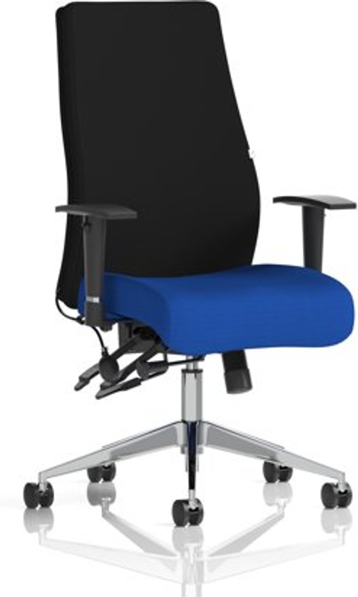 Office Monster | Onyx Onyx Bespoke Colour Seat Without Headrest Admiral Blue Onyx Onyx Bespoke Colour Seat Without Headrest Admiral Blue