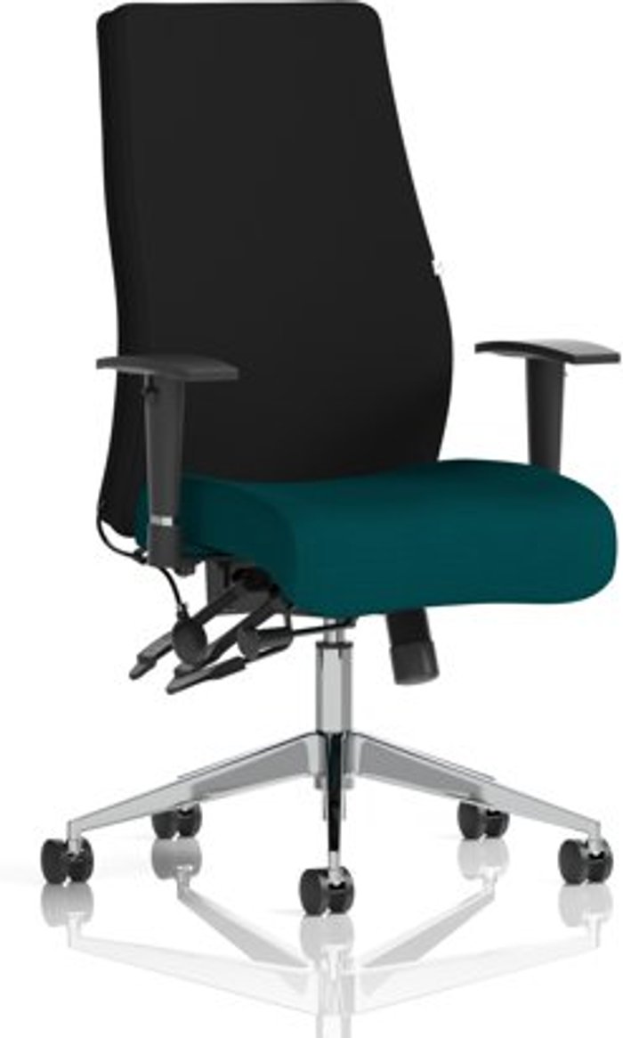 Office Monster | Onyx Onyx Bespoke Colour Seat Without Headrest Teal Onyx Onyx Bespoke Colour Seat Without Headrest Teal