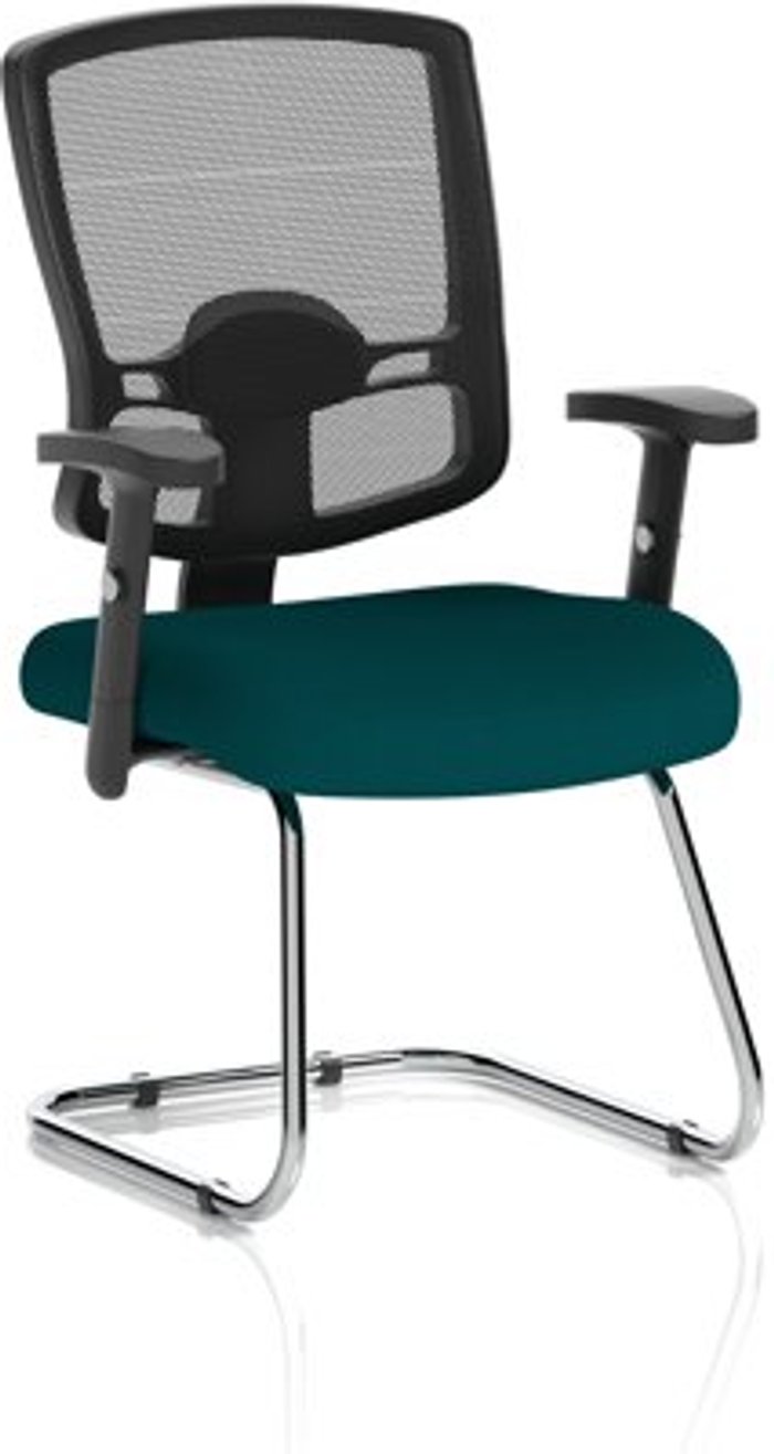 Office Monster | Portland Portland Cantilever Bespoke Colour Seat Teal Portland Portland Cantilever Bespoke Colour Seat Teal