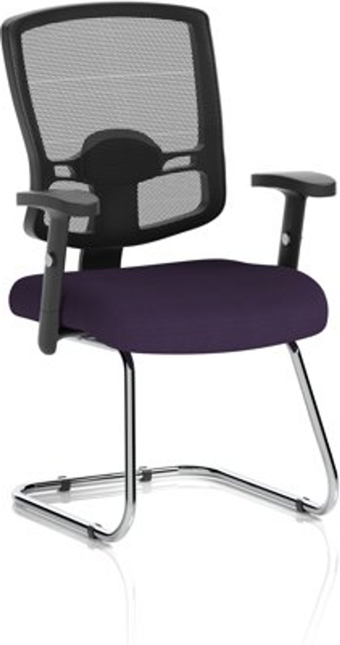 Office Monster | Portland Portland Cantilever Bespoke Colour Seat Purple Portland Portland Cantilever Bespoke Colour Seat Purple