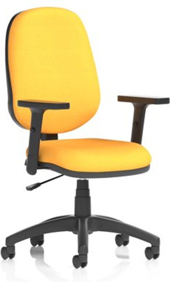 Office Monster | Eclipse I Eclipse I Lever Task Operator Chair Bespoke With Height Adjustable Arms In Yellow Eclipse I Eclipse I Lever Task Operator Chair Bespoke With Height Adjustable Arms In Yellow