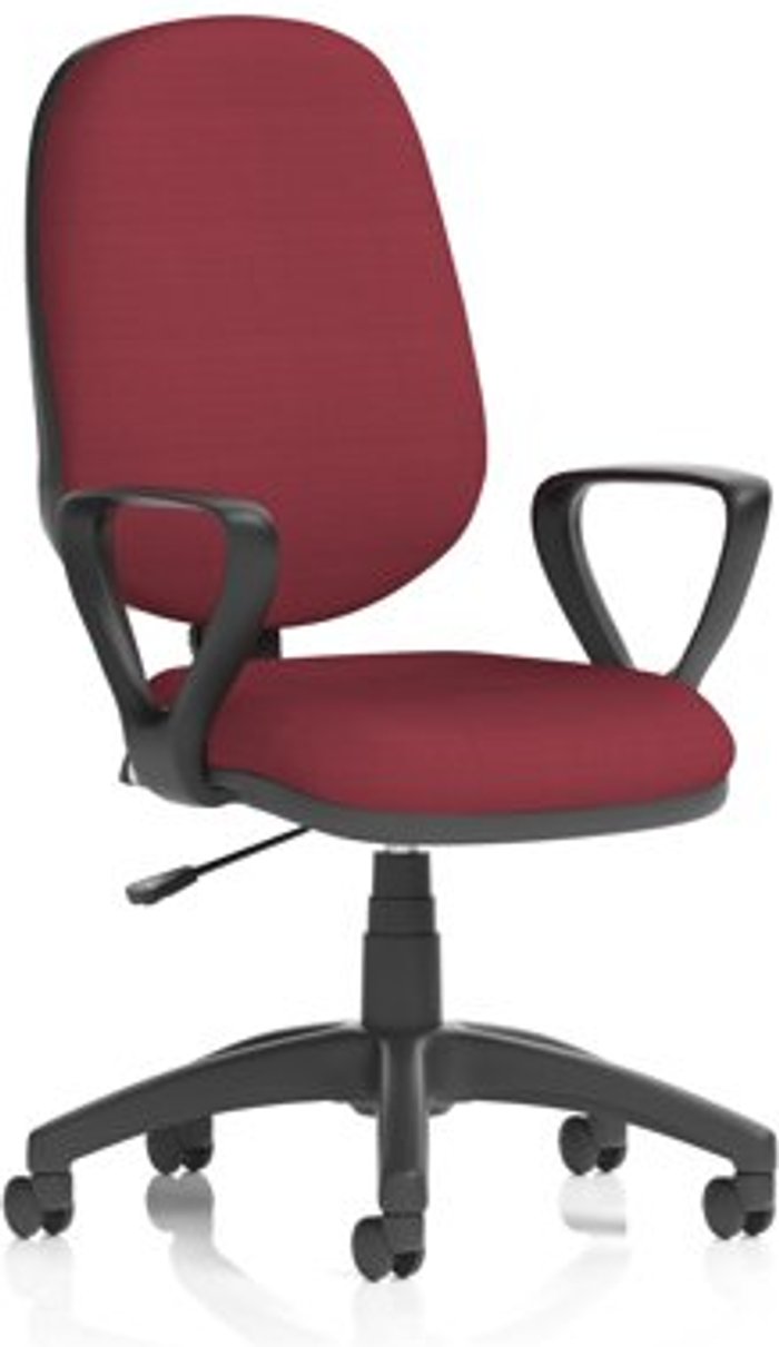 Office Monster | Eclipse I Eclipse I Lever Task Operator Chair Bespoke With Loop Arms In Ginseng Chilli Eclipse I Eclipse I Lever Task Operator Chair Bespoke With Loop Arms In Ginseng Chilli