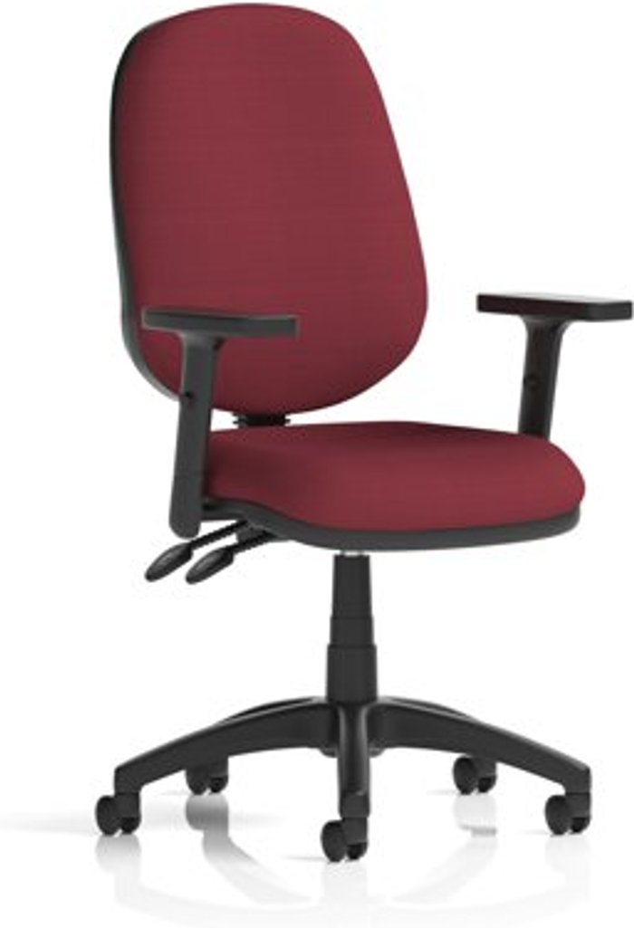 Office Monster | Eclipse II Eclipse II Lever Task Operator Chair Bespoke With Height Adjustable Arms In Ginseng Chilli Eclipse II Eclipse II Lever Task Operator Chair Bespoke With Height Adjustable Arms In Ginseng Chilli