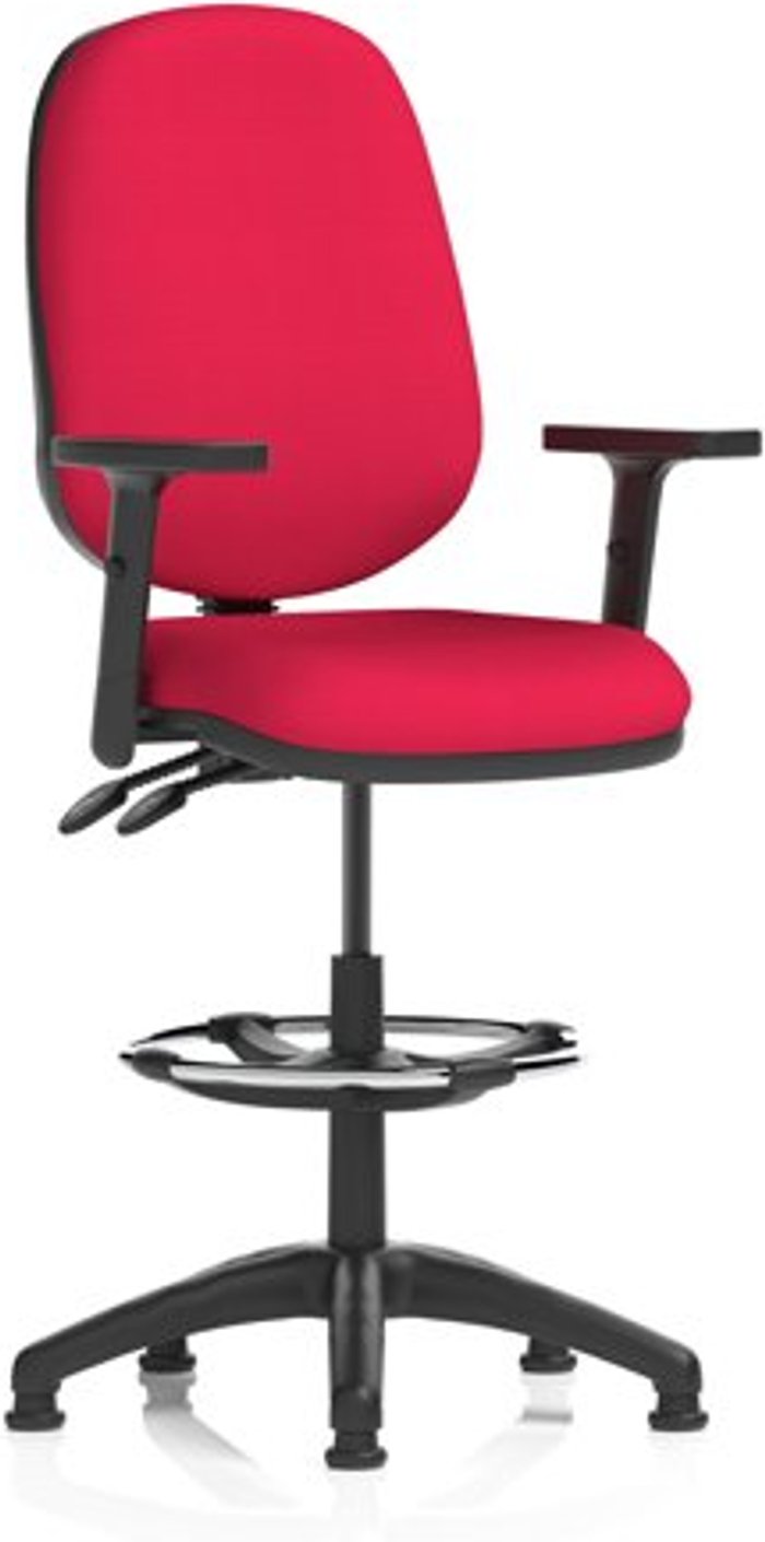 Office Monster | Eclipse II Eclipse II Lever Task Operator Chair Bergamot Cherry Fully Bespoke Colour With Height Adjustable Arms With Hi Rise Draughtsman Kit Eclipse II Eclipse II Lever Task Operator Chair Bergamot Cherry Fully Bespoke Colour With Height Adjustable Arms With Hi Rise Draughtsman Kit